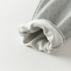 Dave&Bella Toddler Boys Autumn Navy Blue Hooded Coat Long Pants Suits Sets