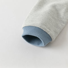 Dave&Bella Baby Boys Autumn Beige Cotton Indoor One-Pieces Romper