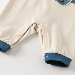 Dave&Bella Baby Boys Spring/Autumn Soft Cotton Bodysuits Romper