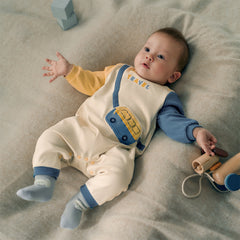 Dave&Bella Baby Boys Spring/Autumn Soft Cotton Bodysuits Romper
