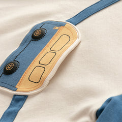 Dave&Bella Baby Boys Spring/Autumn Soft Cotton Bodysuits Romper