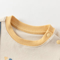 Dave&Bella Baby Boys Spring/Autumn Soft Cotton Bodysuits Romper