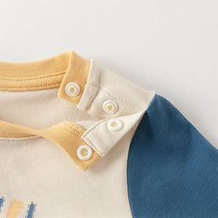 Dave&Bella Baby Boys Spring/Autumn Soft Cotton Bodysuits Romper