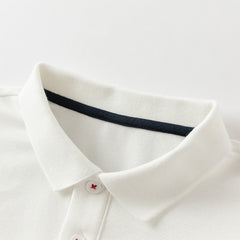 Dave&Bella Boys Autumn College Style White Polo T-shirt Top