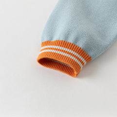 Dave&Bella Boys Autumn Cotton Light Grey Knit Cardigan Casual Jackets