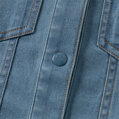 Dave&Bella Toddler Girls Autumn Denim Blue Jeans Coat Jackets