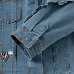 Dave&Bella Toddler Girls Autumn Denim Blue Jeans Coat Jackets