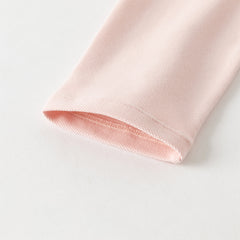 Dave&Bella Kids Girls Autumn Beige Cotton Polo T-Shirts Tops