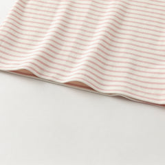 Dave&Bella Toddlers Girls Autumn Cotton Pink Striped Playful Rabbit Ear Style T-shirts Tops