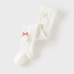 Dave&Bella Girls Autumn Beige Cute Dog Style Footed Tights Leggings