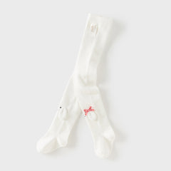 Dave&Bella Girls Autumn Beige Cute Dog Style Footed Tights Leggings