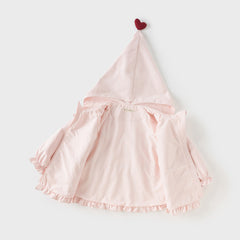 Dave&Bella Toddler Girls Autumn Sweet Pink Outwear Fashion Hooded Trench Coats