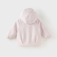 Dave&Bella Kids Girls Winter Sweet Pink Windproof Outwear Hooded Coats
