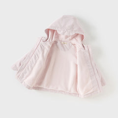 Dave&Bella Kids Girls Winter Sweet Pink Windproof Outwear Hooded Coats