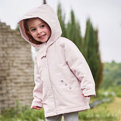 Dave&Bella Kids Girls Winter Sweet Pink Windproof Outwear Hooded Coats