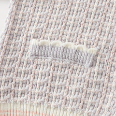 Dave&Bella Girls Autumn Purple Pink Cardigans Mesh Skirt Suits