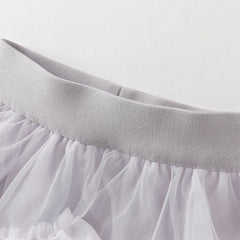 Dave&Bella Girls Autumn Purple Pink Cardigans Mesh Skirt Suits