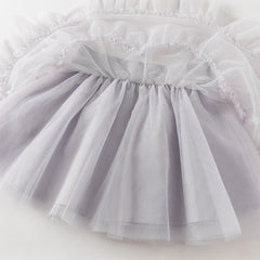 Dave&Bella Girls Autumn Purple Pink Cardigans Mesh Skirt Suits