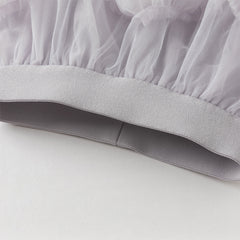 Dave&Bella Girls Autumn Purple Pink Cardigans Mesh Skirt Suits