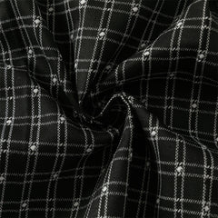 Dave&Bella Toddler Girls Classic Black White Plaid A-line Party Dress