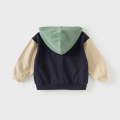 Dave&Bella Kids Girls/Boys Sweet Colorblock Pullover Hoodie Sweatshirts