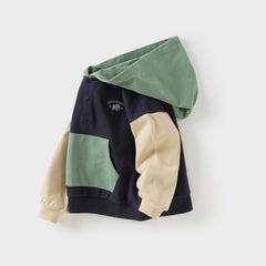 Dave&Bella Kids Girls/Boys Sweet Colorblock Pullover Hoodie Sweatshirts