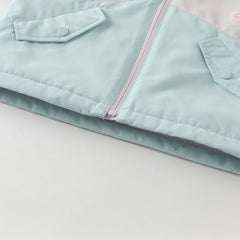 Dave&Bella Girls Autumn Cute Outdoor Hooded Fleece Coat