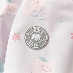 Dave&Bella Girls Autumn Cute Outdoor Hooded Fleece Coat