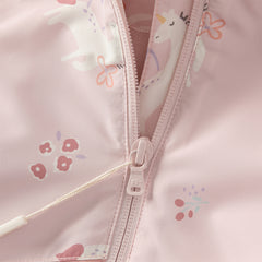 Dave&Bella Girls Autumn Cute Outdoor Hooded Fleece Coat