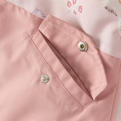 Dave&Bella Girls Autumn Cute Outdoor Hooded Fleece Coat