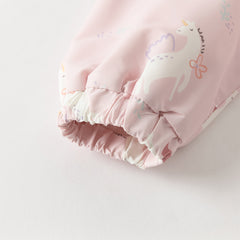 Dave&Bella Girls Autumn Cute Outdoor Hooded Fleece Coat