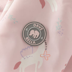 Dave&Bella Girls Autumn Cute Outdoor Hooded Fleece Coat