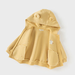 Dave&Bella Girls/Boys Autumn Casual Cute Long Sleeve Knit Hoodie Coat