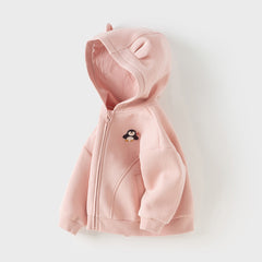 Dave&Bella Girls/Boys Autumn Casual Cute Long Sleeve Knit Hoodie Coat