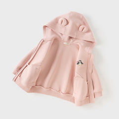 Dave&Bella Girls/Boys Autumn Casual Cute Long Sleeve Knit Hoodie Coat