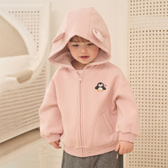 Dave&Bella Girls/Boys Autumn Casual Cute Long Sleeve Knit Hoodie Coat