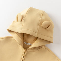 Dave&Bella Girls/Boys Autumn Casual Cute Long Sleeve Knit Hoodie Coat