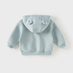 Dave&Bella Girls/Boys Autumn Casual Cute Long Sleeve Knit Hoodie Coat