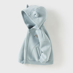 Dave&Bella Girls/Boys Autumn Casual Cute Long Sleeve Knit Hoodie Coat