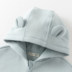 Dave&Bella Girls/Boys Autumn Casual Cute Long Sleeve Knit Hoodie Coat