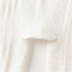 Dave&Bella Toddler Girls Autumn Sweet Beige Footed Tights Leggings