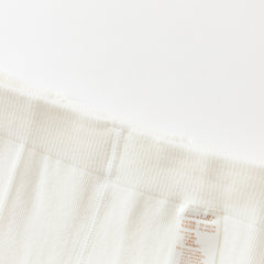 Dave&Bella Toddler Girls Autumn Sweet Beige Footed Tights Leggings