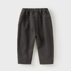 Dave&Bella Toddler Boys Winter School Comfortable Straight Leg Knit Pants