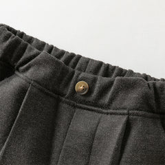 Dave&Bella Toddler Boys Winter School Comfortable Straight Leg Knit Pants