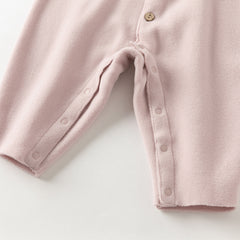 Dave&Bella Baby Girls/Boys Indoor Antistatic Hooded Crawling Romper
