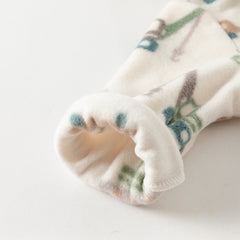 Dave&Bella Baby Girls/Boys Playful Print Fleece One-piece Hooded Crawl Suit Romper