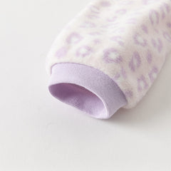 Dave&Bella Baby Girls/Boys Playful Print Fleece One-piece Hooded Crawl Suit Romper