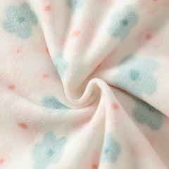 Dave&Bella Baby Girls/Boys Playful Print Fleece One-piece Hooded Crawl Suit Romper