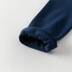 Dave&Bella Kids Boys College Style Cotton Blue Polo Shirts Top