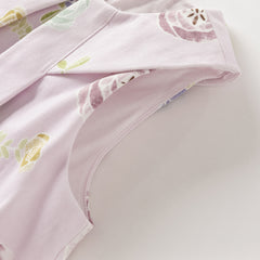 Dave&Bella Toddler Girls Summer Cute Pink Breathable Cotton Sleeveless A-line Dress